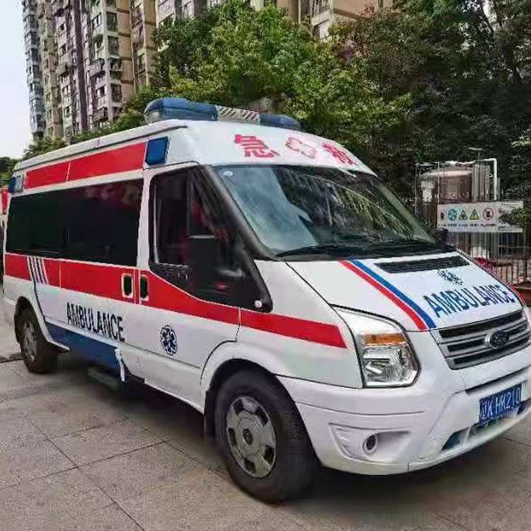 仁化长途救护车护送病人返乡